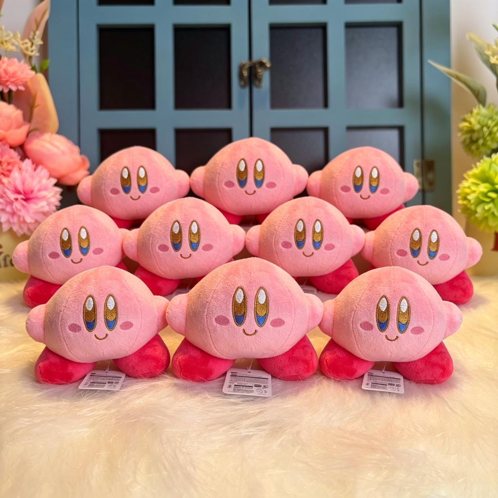 Kawaii Stern Kirby Grauer Kirby Geister Kirby Rosa Blau Grün Rot Plüschtier Niedlicher Stern Kirby Herzpuppe Kindergeburtstagsgeschenk