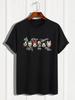Disney Printed Women's Men's T-shirts A Regular Pure Cotton T-Shirt In A Summer Casual Style Tee Unisex Men Clothing Y2k Clothes