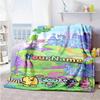 Wow! Wow! Wubbzy Personalized Name Blanket Throw Customizable Blanket Comfortable Great for Seaside Bedding Chair Bed for All Occasions