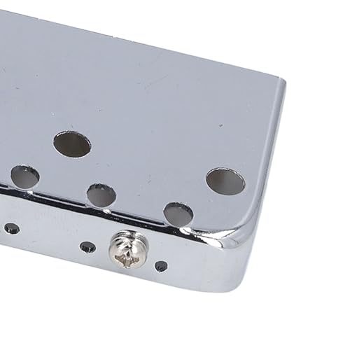 Electric Guitar Bridge, Short Electric Guitar Bridge for Telecaster, 3 Saddles (Silver)