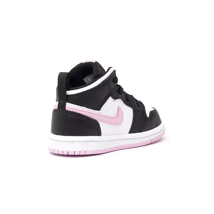 Jordan 1 Mid Black White Light Pink TD 644507-103