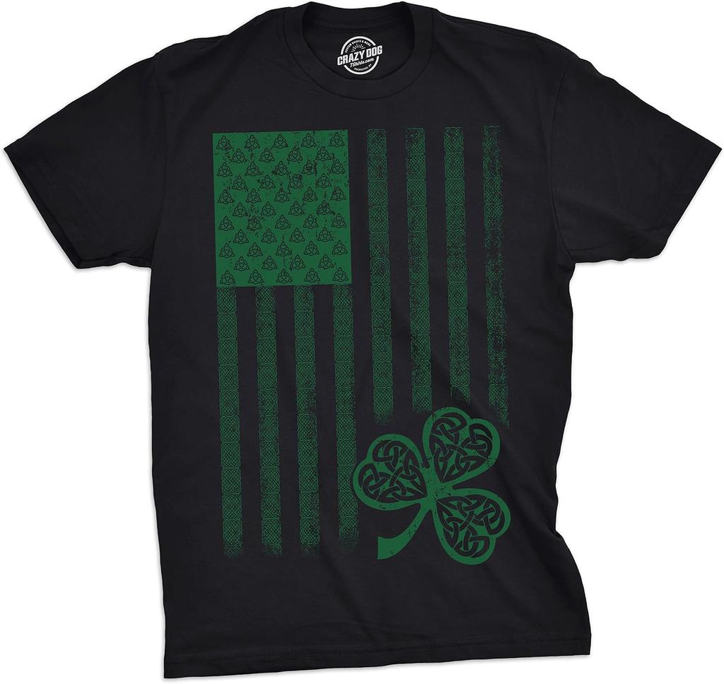 Celtic Irish Flag Shamrock T-shirt