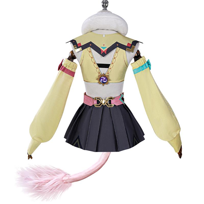 Game Genshin Impact Varesa Cosplay Costume Strength In Serenity Competitive Eater Varesa Women Halloween Party Suit