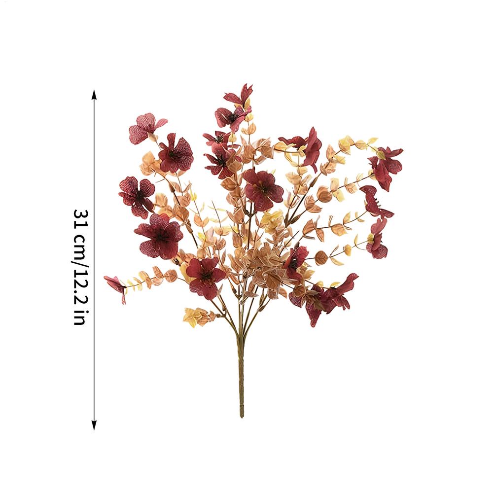 Dried Flowers for Vase Dried Flower Bouquets Realistic Artificial Decoration Ornament for Front Door Porch Party Garden Yard