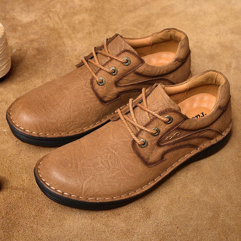 Skórzana ręcznie robiona męska odzież robocza z dużymi palcami