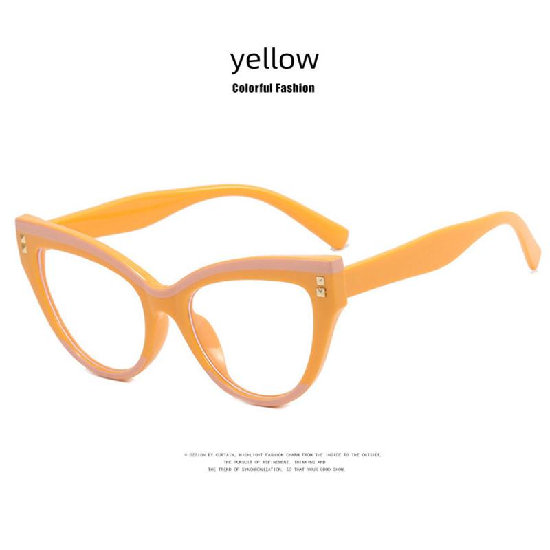 Cat Eye Glasses Flower Frame Women Anti Blue Light Reading Presbyopia Glasses Female Prescription Hyperopia Diopter 0 to +6