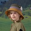 Children's hat quick-drying waterproof color matching bucket hat outdoor travel breathable sunscreen hat men's thin big-brimmed sun hat