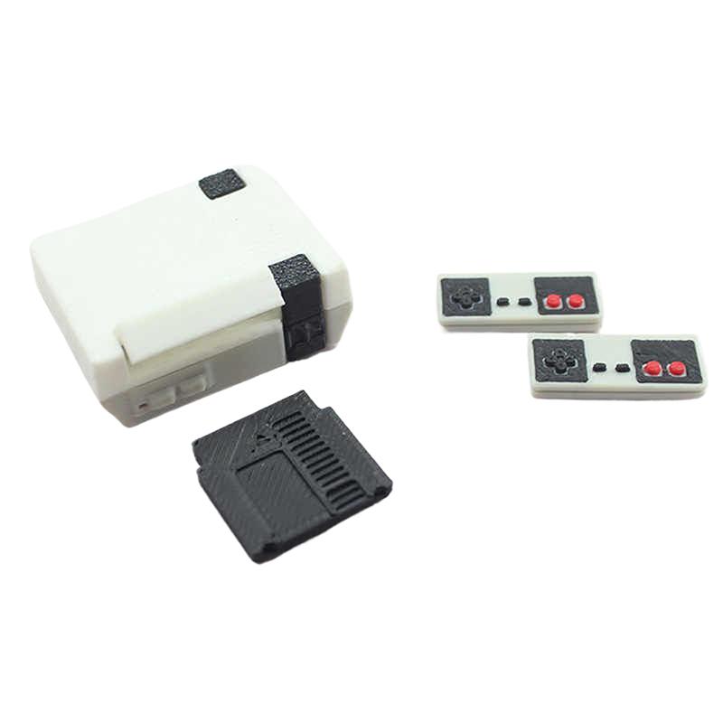 3Pcs/Set 1/12 Dollhouse Mini Game Console Miniature Game Handle Model Hand Puppet Doll Accessories Home Diy Decoration