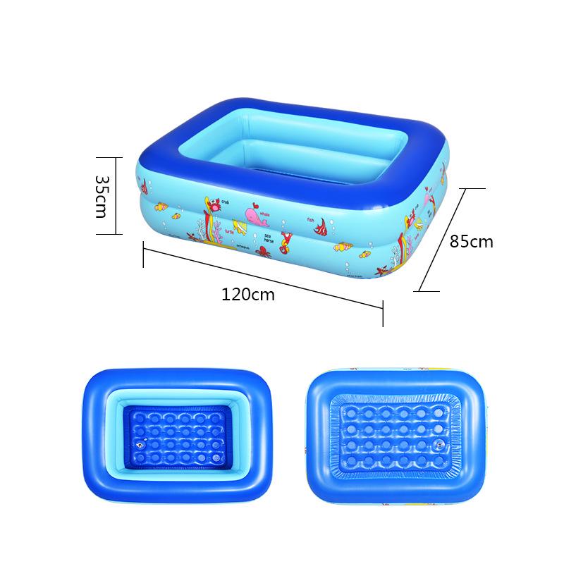 Portable Inflatable Multifunctional Children's Pool with Ocean Balls