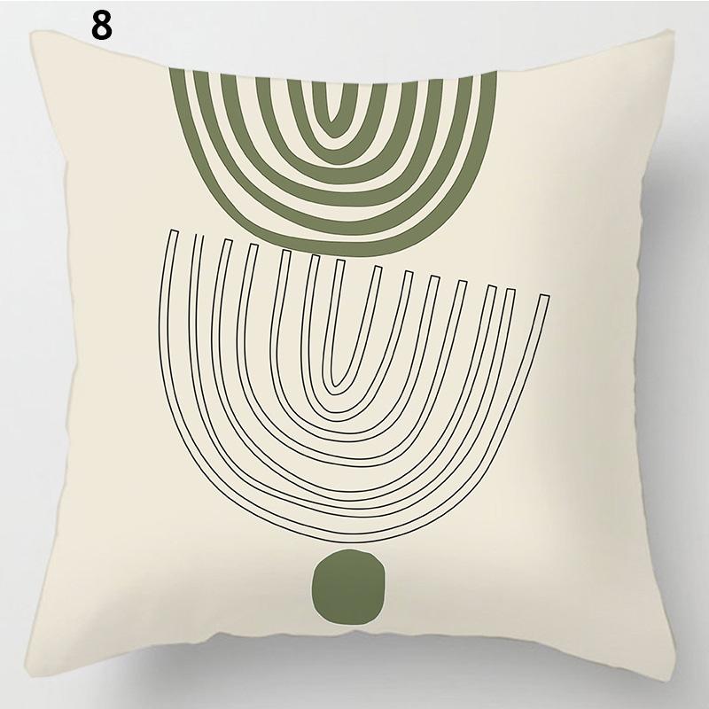 Чешский полосатый лист наволочка, декоративные наволочки на пояс, наволочка, квадратный домашний декор, наволочка 45x45 см, зеленый