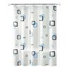 Waterproof PEVA Bathroom Shower Curtain Set with No-Drill Rod