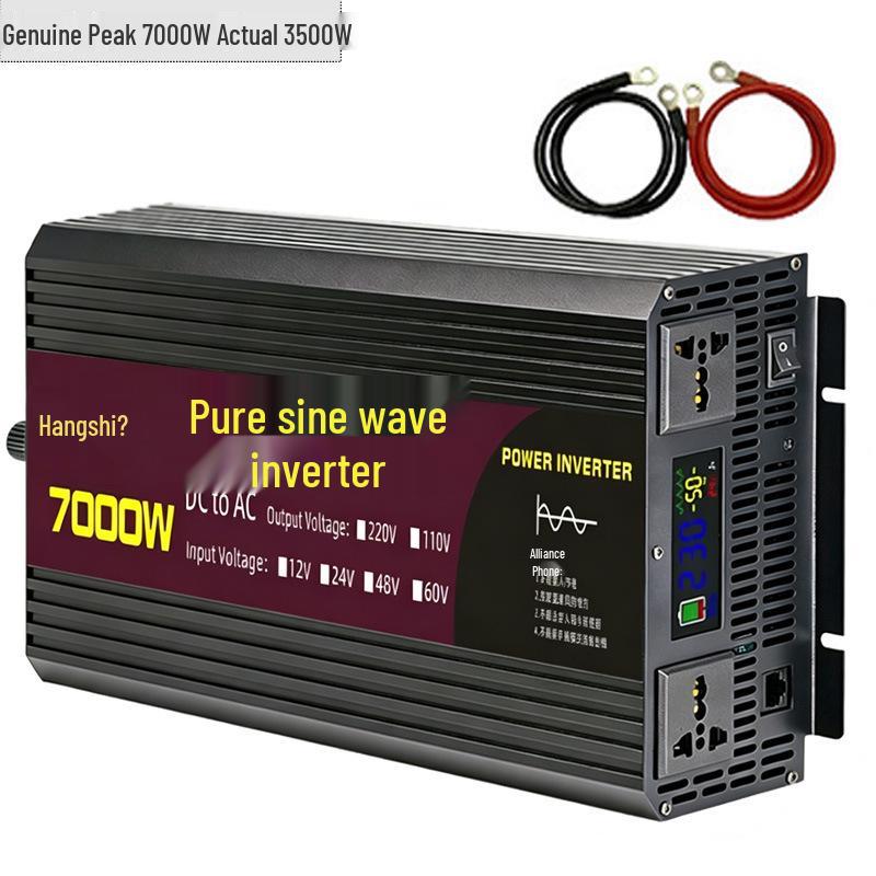 Car and Home Pure Sine Wave Inverter 12V/24V/48V/60V to 220V