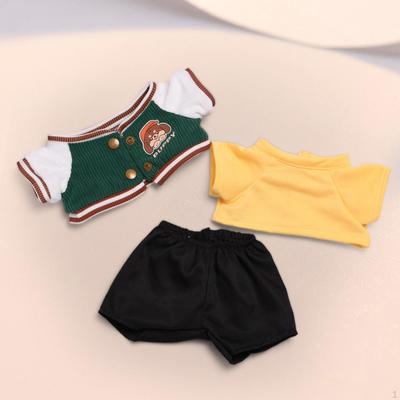 Plush Doll Clothes Baseball Suit Soft Accessories,Dress Up Stylish DIY Photo Props
