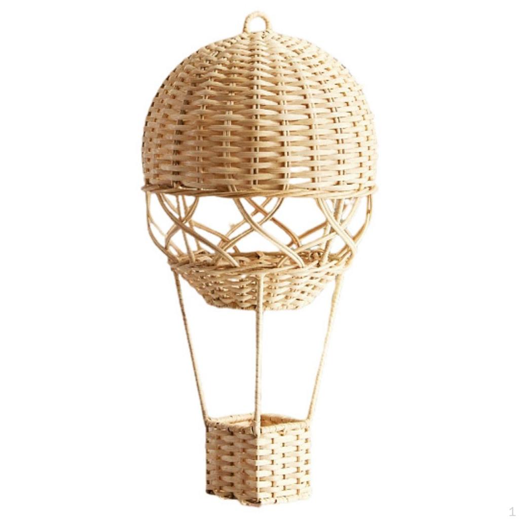 Gewebter Heißluftballon Handgemacht Rattan Handgefertigt