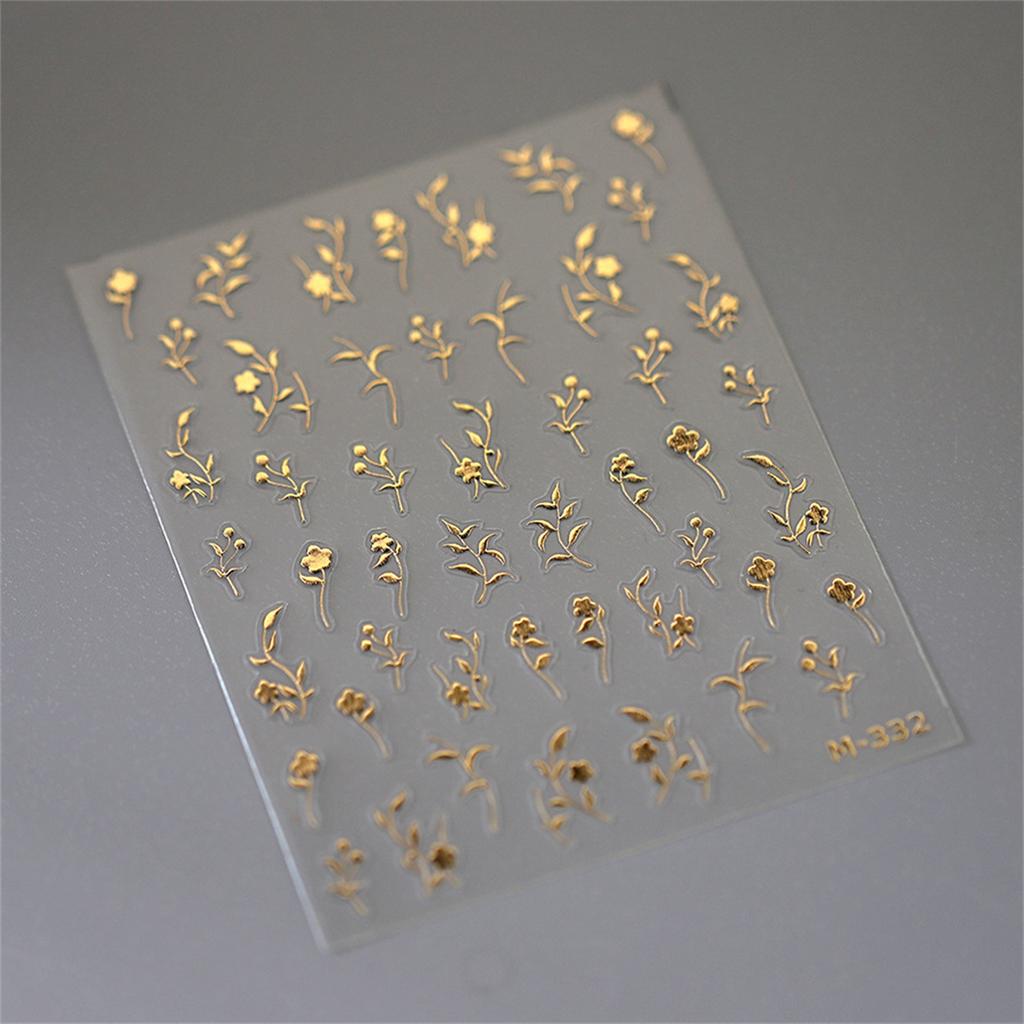 1pcs 5D Fashion Cartoon Mini Bow Nail Art Stickers Red Black White Ribbon Nail Decorations Decals DIY Nail Accessories