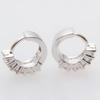 Women's Double Row Diamond Rhinestone Ear Cuffs: Korean Fashion Zircon Earrings