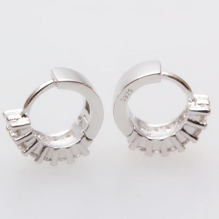 Women's Double Row Diamond Rhinestone Ear Cuffs: Korean Fashion Zircon Earrings