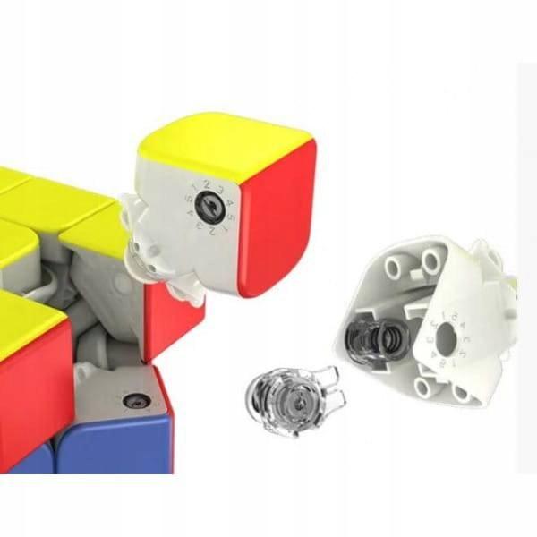 Multicolored cube for professionals, gift idea, Christmas, 3x3x3 layout