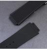 26*19mm Silikonowy Pasek do Zegarka Pasujący do Hublot BIG BANG Czarny Męski Pasek Z Klamrą Motylkową Narzędzia Akcesoria do Zegarków