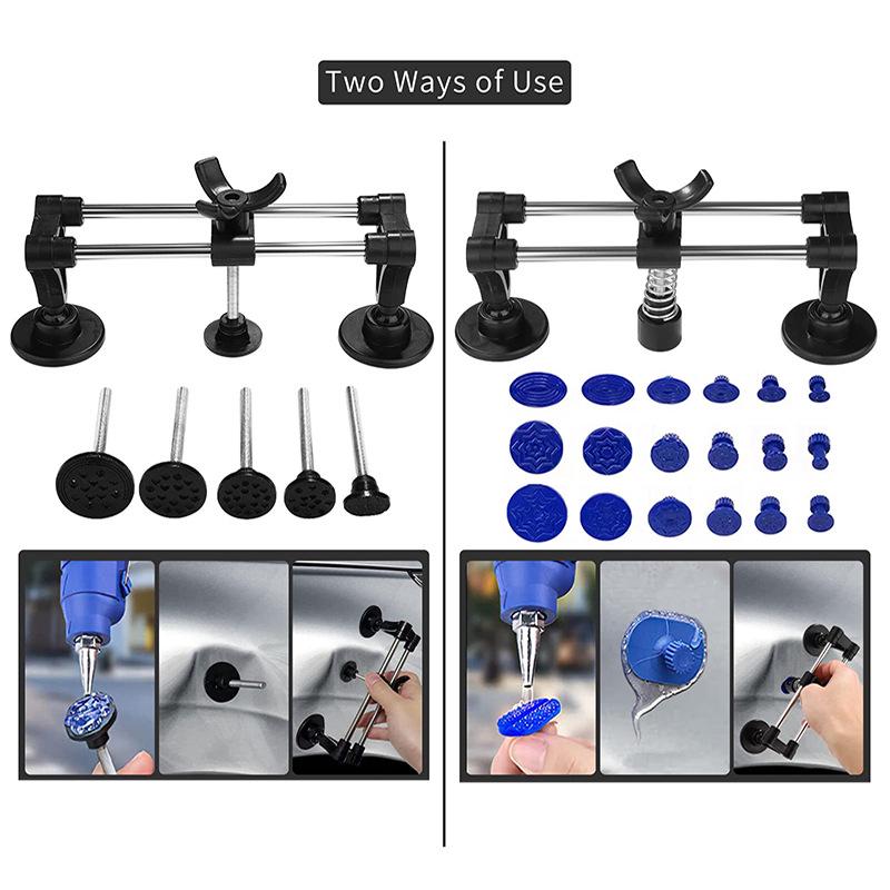 New Generation Car Dent Repair Tool: Bridge Type with Screws and Adhesive Pads