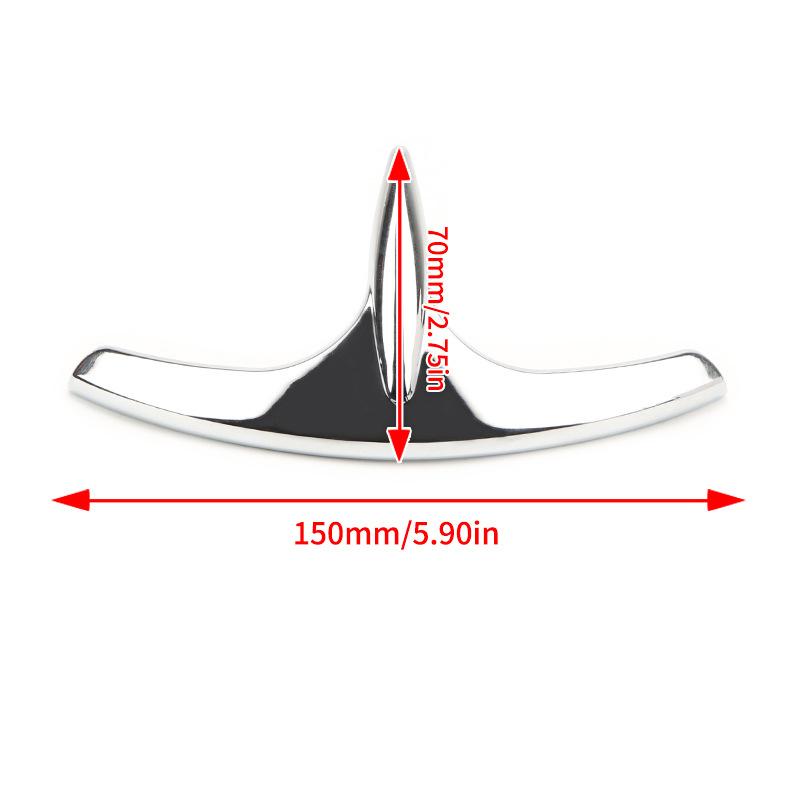 Front Fender Fairing Tip Fit for Honda Honda Goldwing GL1800 2001-2017 Goldwing F6B 2014-2017 Valkyrie 2014-2017 ABS Plastic