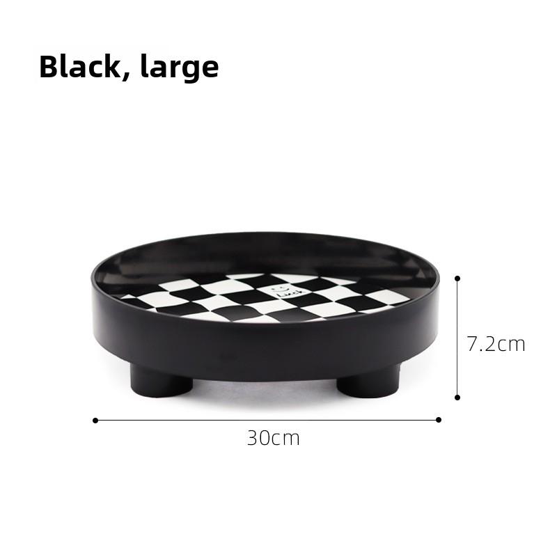 The Checkerboard Storage Plate, Fruit Plate, Storage Plate, Cups, Perfume, Jewelry, Sundries, Desktop Decoration Tray
