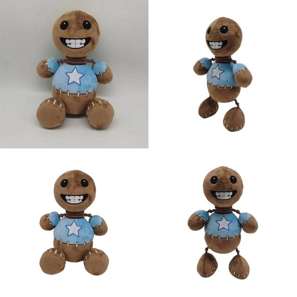 Kick The Buddy Plush Toy Crystal Soft Fur, Brown, 30cm Height, Pp Cotton Filling