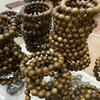 Dianbai Agarwood Yingge Green 10mm Qinan Bead Bracelet - Classic Agarwood Prayer Beads