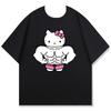 Fitness Theme Printed Childrens Tshirt Loose Casual Round Neck Parent Child Short Sleeve 2026 Summer New Style