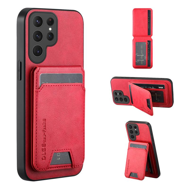 Magnetic Flip Magsafe Leather Phone Case For Samsung Galaxy S26 S25 Ultra Edge S24 S23 S22 S21 FE Plus FE + Card Slot Wallet