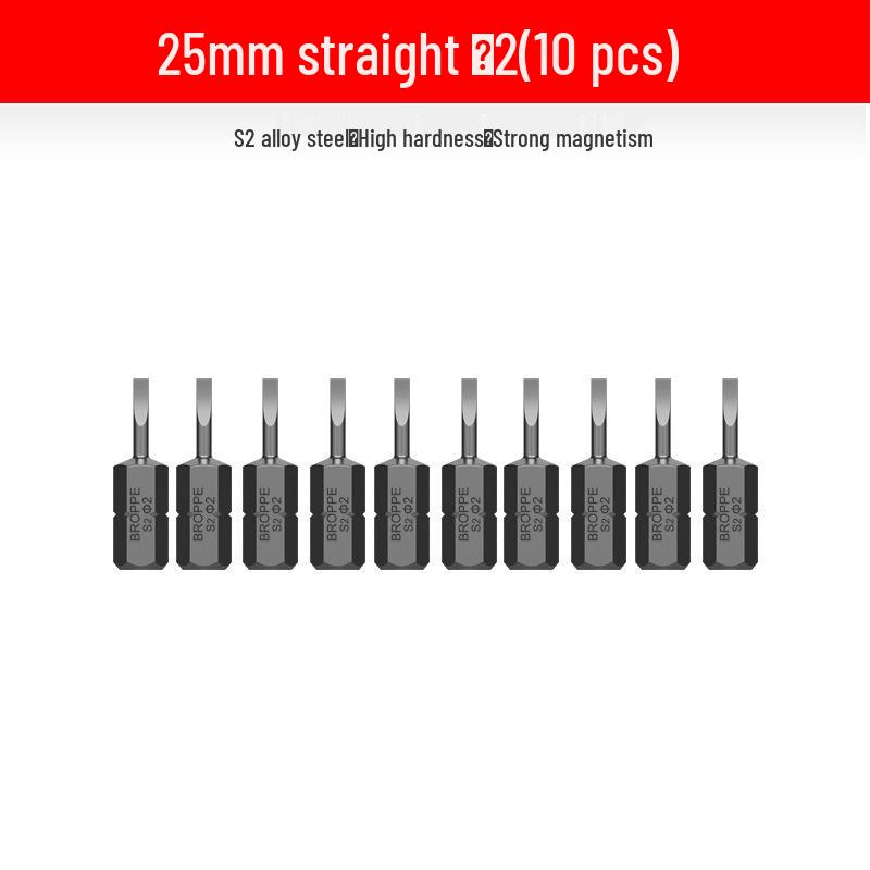 Compact Electric Screwdriver Bit Set: Phillips, Slotted, Torx, Hex, Strong Magnetic Power Drill, S2 Magnetic Bits.