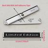 3D Metal Chrome Sticker Car Styling Limited Edition Emblem Badge Motorcycle Decal For Suzuki Honda Kawasaki Toyota YAMAHA