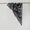 Twill Light Luxury High Sense Simulation Silk Headscarf Waist Triangle Scarf Silk Scarf Multi-Function
