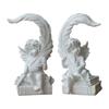 Wing Cherub Figurines Collection Memorial Figure Artwork Adorable Angel Statue for Wedding Bookshelf Bedroom Tabletop Decoration
