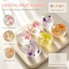 Sensory Fidget Ball Quick-rebound Squeeze Toy Crunch Sound TPR Fidget Toy  Kids Adults