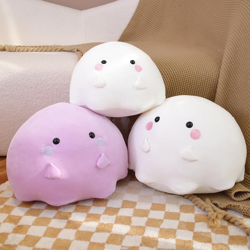 Cute Creative Ghost Doll Plush Toys Children's Sleeping Comfort Pillow Rag Doll Girls Holiday Gift