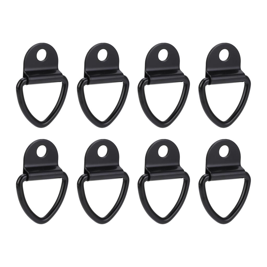 8pcs V Ring Tie Down Anchors Heavy Duty Steel V Ring Bolt On Trailer Anchor for Trailer Cargo Truck