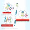 6-Pack Soft & Medium Bristle Toothbrushes | Colgate-Style Family & Travel Set | Unisex Ergonomic Handle