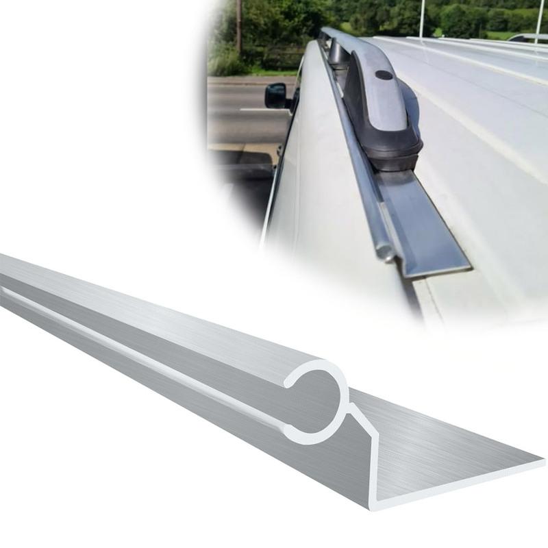 4pcs 60cm Awning C Rails Channel Lightweight Aluminum Caravan Camper Roof Tent Rails Channel For VW T5 T6 SWB Transporter