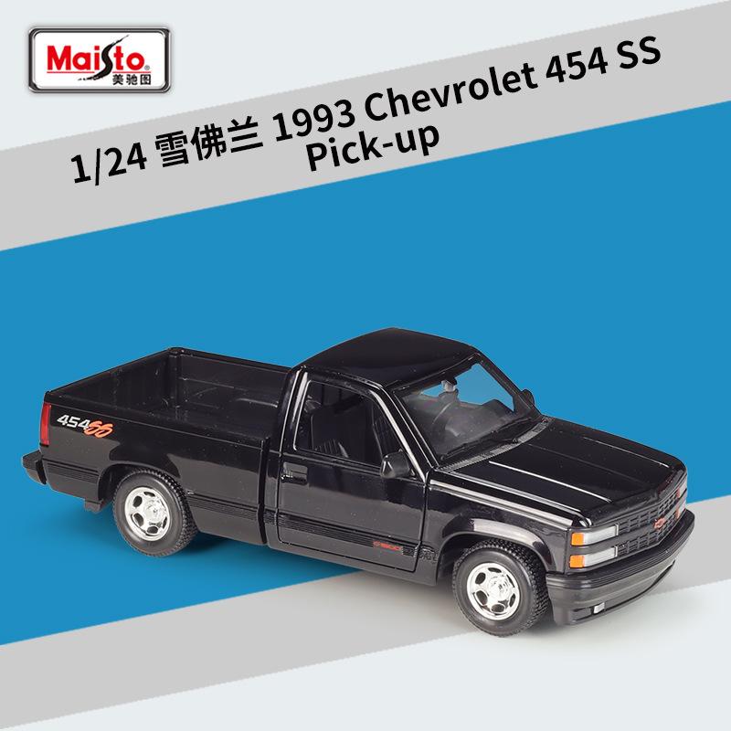 MRR3   Maisto 1:24 1993 Chevrolet 454 SS Pick-up High Simulation Diecast Car Metal Alloy Model Car Kids Toys Collection Gifts