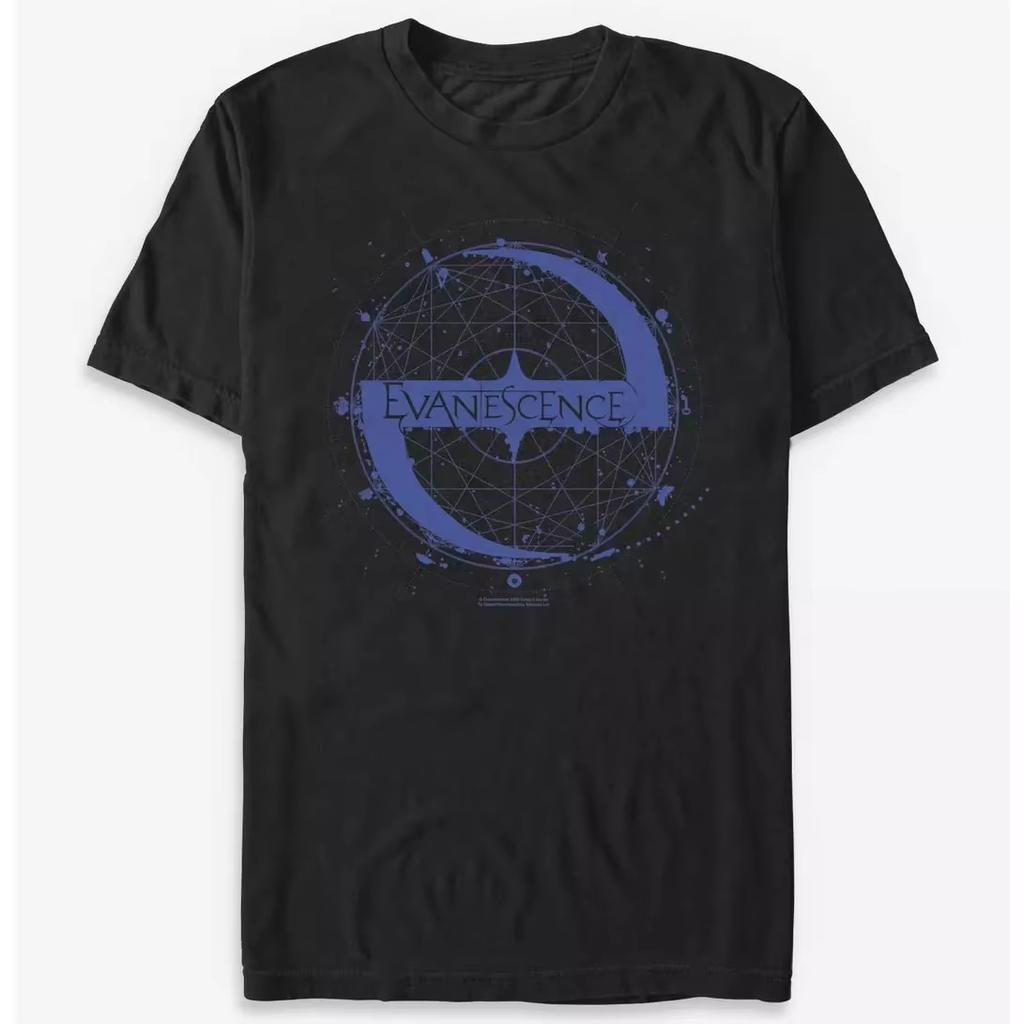 Summer Hot Sale Evanescence 2026 Tour Band Cotton Graphic T-shirt Men Women Vintage Hip Hop Streetwear Oversized T-shirt