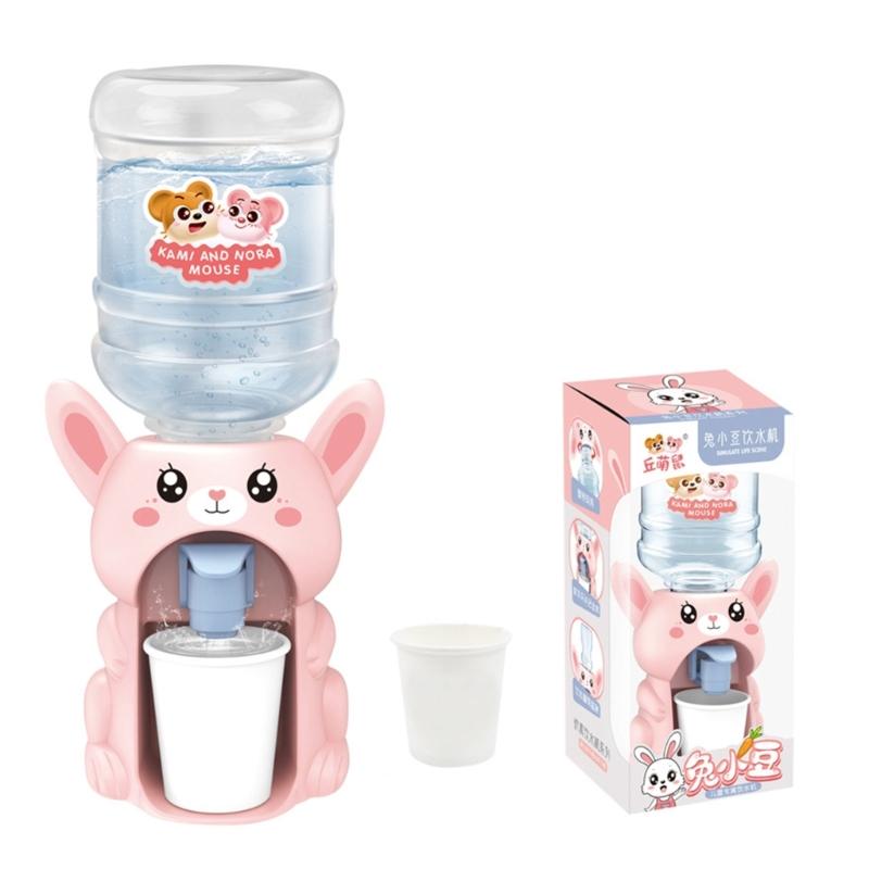 

Mini Water Dispenser for Children Kids Gift Cute Cold/Warm Water Juice Milk Drinking Fountain Simulation Cartoon Kit