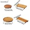 1PCS Solid Wood Serving Tray - Vintage Style Pedestal Stand for Kitchen & Dining, Portable Retro Decor with Sturdy Construction