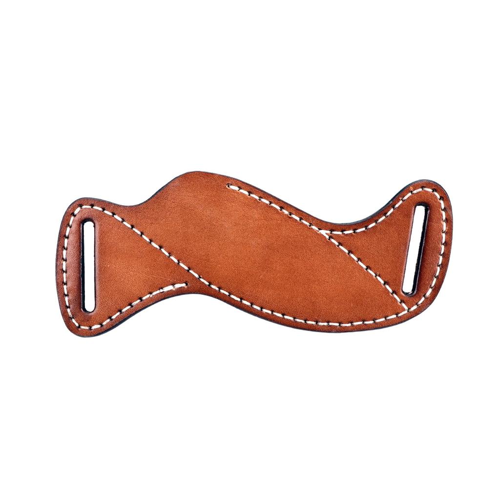 TOURBON Knife Case Leather Sheath Knife Holder for Belt Camping Fishing Survival Game Outdoor