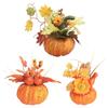 Party Thanksgiving Faux Pumpkins Lifelike Maple Leaves Halloween Decoration Artificial Vegetables