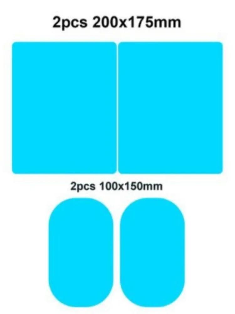 Car Rearview Mirror Film Side Window Rainproof Clear Film 2Pcs Anti Fog Window Mirror Protective Sticker Car Accessories Decal