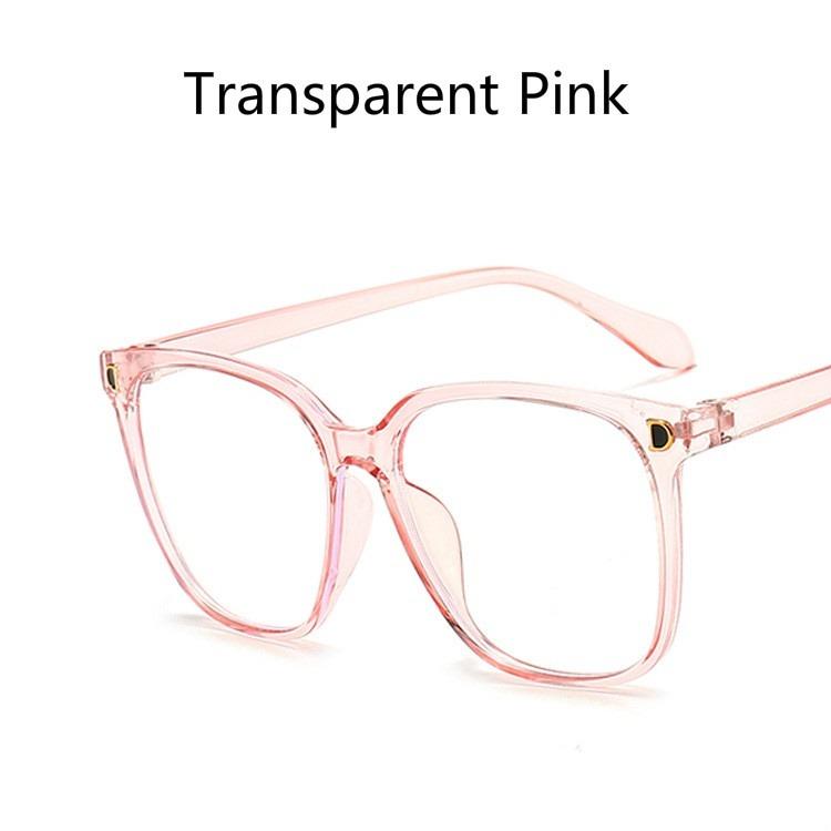 Anti-radiation Eyeglasses Fashion Oversize Square Big Frame Women Men Eye glasses