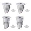 2 st avloppsrörstätningar Täckning Silikon ABS Tvättmaskin Tätningspluggar set för luktstopp & avloppsskydd