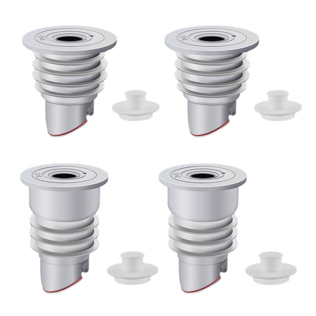 2 st avloppsrörstätningar Täckning Silikon ABS Tvättmaskin Tätningspluggar set för luktstopp & avloppsskydd