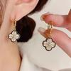 Fashion ins cold wind simple light luxury high-end ear buckle temperament geometric earrings women's small and versatile tide earrings